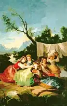 Goya, Francisco: The Washerwomen, before 1780