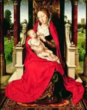 Memling, Hans: Madonna and Child Enthroned, c.1492-94