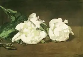 Manet, Edouard: Branch of White Peonies and Secateurs