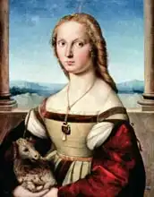 Raphael: Portrait of a Lady with a Unicorn, c.1505-6