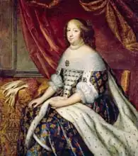 Beaubrun, Charles: Portrait of Anne of Austria (1601-66) Queen of France