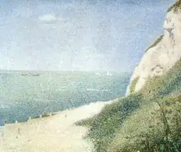 Seurat, Georges: Beach at Bas Butin, Honfleur