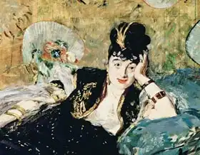Manet, Edouard: The Lady with Fans, Portrait of Nina de Callias, c.1873-74