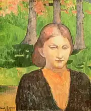 Bernard, Emile: Portrait of My Sister Madeleine