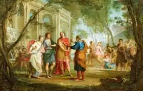 Galloche, Louis: Roland Learns of the Love of Angelica and Medoro