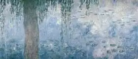 Monet, Claude: Waterlilies: Morning with Weeping Willows, 1914-18 (right section)