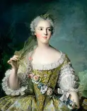 Nattier, Jean-Marc: Portrait of Madame Sophie (1734-82), daughter of Louis XV, at Fontevrault