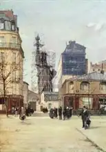 Dargaud, Paul Joseph Victor: The Statue of Liberty, by Bartholdi, in the workshop of the Gayet foundry, Rue de Chazelles, before her departure for New York