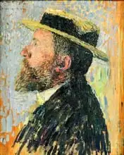 Martin, Henri: Portrait of Jean Jaures (1859-1914), the French socialist leader