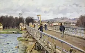 Sisley, Alfred: Footbridge at Argenteuil