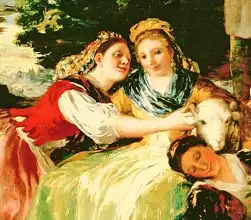 Goya, Francisco: The Washerwomen, before 1780
