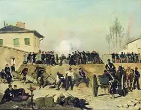 Detaille, Jean-Baptiste Edouard: The Battle of Villejuif, Siege of Paris