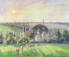Pissarro, Camille: The Church and Farm of Eragny