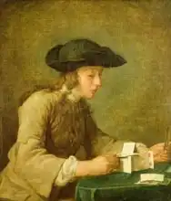 Chardin, Jean-Siméon: The House of Cards