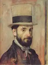 Degas, Edgar: Portrait of Leon Bonnat (1833-1922)