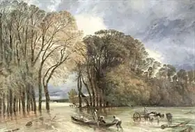 Huet, Paul: The Flood at Saint-Cloud