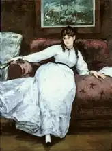 Manet, Edouard: The Rest, portrait of Berthe Morisot (1841-95)