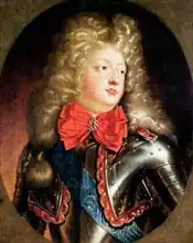 French school (18th century): Portrait of Louis (1661-1711) the Grand Dauphin, son of Louis XIV