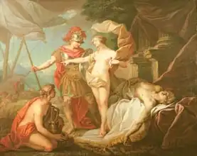 Jeaurat, Étienne: Achilles leaving to avenge the death of Patroclus