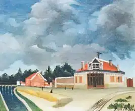 Rousseau, Henri: The chair factory at Alfortville