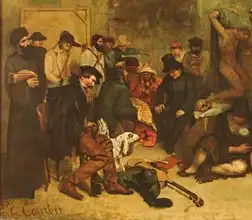 Courbet, Gustave: The Studio of the Painter, a Real Allegory