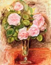 Renoir, Auguste: Roses in a Vase