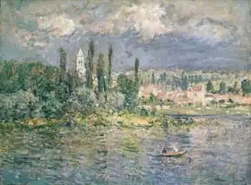Monet, Claude: Landscape with a Thunderstorm, Vetheuil