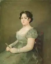 Goya, Francisco: Woman with a Fan, c.1805-06