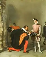 Ingres, Jean Auguste: Don Pedro de Toledo (1484-1553) Kissing the Sword of Henry IV (1553-1610) 1819