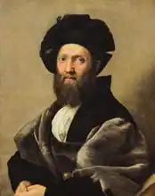 Raphael: Portrait of Baldassare Castiglione (1478-1529) before 1516