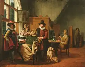 Horemans, Jan Josef, the elder: Interior of a tavern