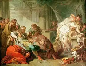 Fragonard, Jean-Honoré: Antiochus and Stratonice
