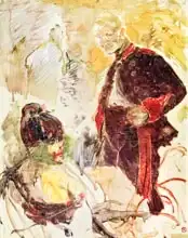 Toulouse-Lautrec, H.: Artilleryman and girl