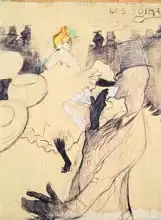 Toulouse-Lautrec, H.: The Moulin-Rouge, The Goulue and Valentin, the Boneless One