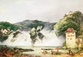Loutherbourg, Philippe: The Rhine Waterfall at Schaffhausen