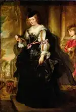 Rubens, Peter Paul: Portrait of Helene Fourment with a Coach
