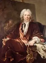 Tocque, Louis M.: Portrait of Louis Galloche (1670-1761) 1734