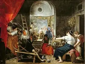 Velazquez, Diego: The Spinners, or The Fable of Arachne