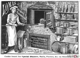 Unknown: Lomas and Co., suppliers of kitchen equipment
