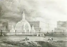 Martin, John: The Proposed Triumphal Arch from Portland Place to Regent