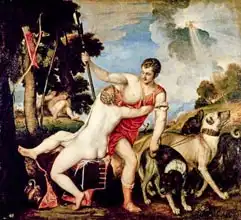 Tizian: Venus and Adonis