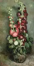Gogh, Vincent van: Vase of Hollyhocks
