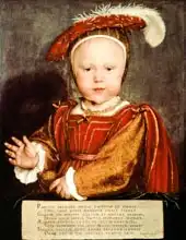 Holbein, Hans , the younger: Portrait of Edward VI as a child