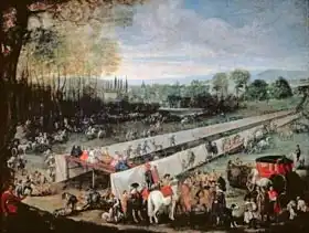 Mazo, Juan Bautista Martinez del: La Caceria del Tabladillo, Aranjuez