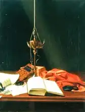 Bergen, Karl von: Still life with a Bible