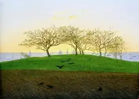 Friedrich, Caspar David: Hills and Ploughed Fields near Dresden