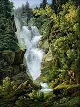 Koch, Joseph Anton: Waterfall in the Bern Highlands