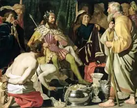 Honthorst, Gerrit van: Croesus and Solon