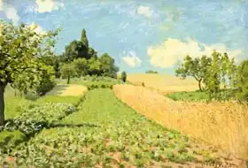 Sisley, Alfred: The Cornfield (near Argenteuil)