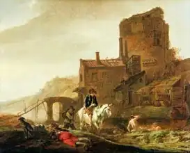 Wouwerman, Philips: Rider and Bather